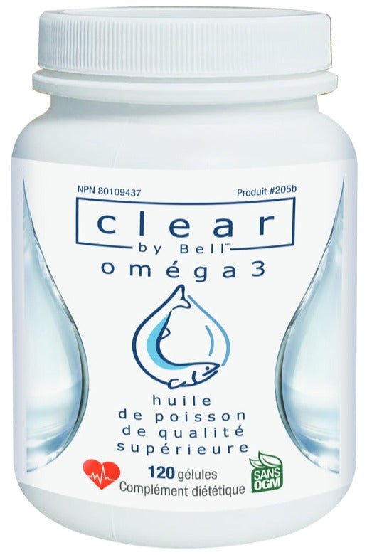 Bell Clear Omega 3 Premium Fish Oil 120 Softgels - Nutrition Plus