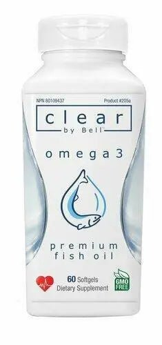 Bell Clear Omega 3 Premium Fish Oil 60 Softgels - Nutrition Plus