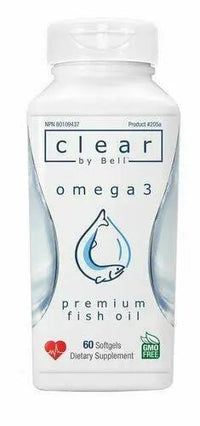 Thumbnail for Bell Clear Omega 3 Premium Fish Oil 60 Softgels - Nutrition Plus