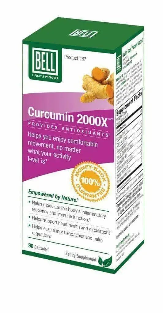 Bell Curcumin 2000x 90 Capsules - Nutrition Plus