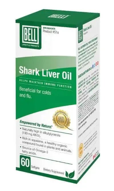 Bell Shark Liver Oil 60 Capsules - Nutrition Plus