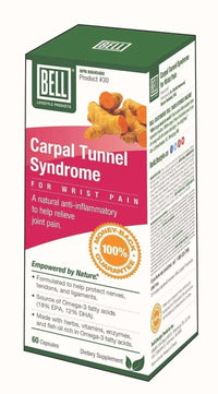 Thumbnail for Bell Wrist Pain - Carpal Tunnel Syndrome 60 Capsules - Nutrition Plus