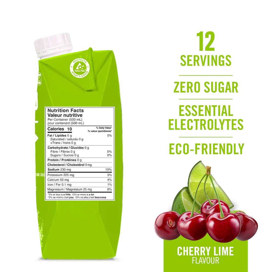 Biosteel Cherry Lime Sports Drink, 500mL - Nutrition Plus