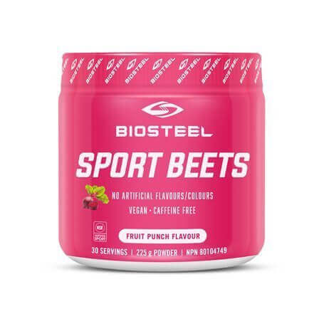 Biosteel Sport Beets Fruit Punch 225 Grams - Nutrition Plus