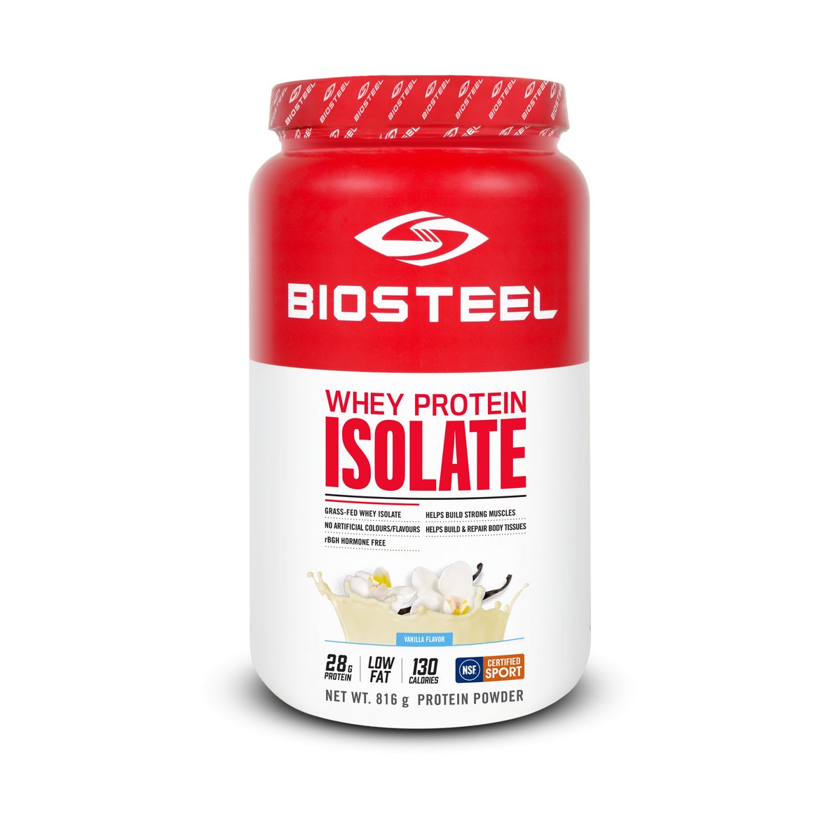 Biosteel Whey Protein Isolate, Vanilla - 24 Servings - Nutrition Plus