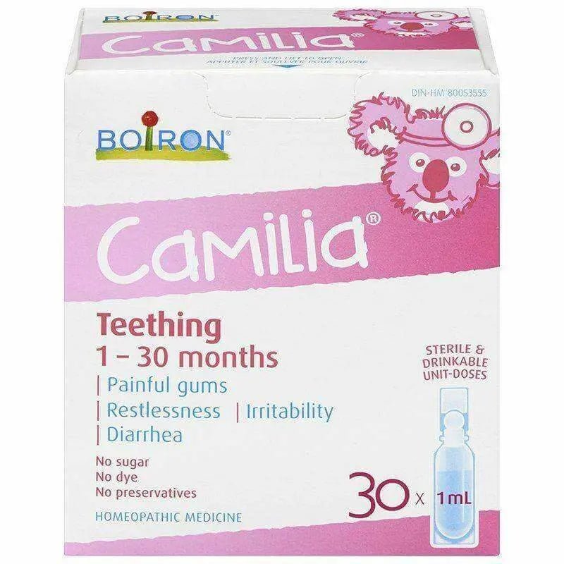 Boiron Camilia Teething 30 x 1 mL - Nutrition Plus