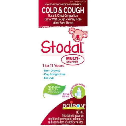 Boiron Children's Stodal Cold And Cough Syrup 125mL - Nutrition Plus