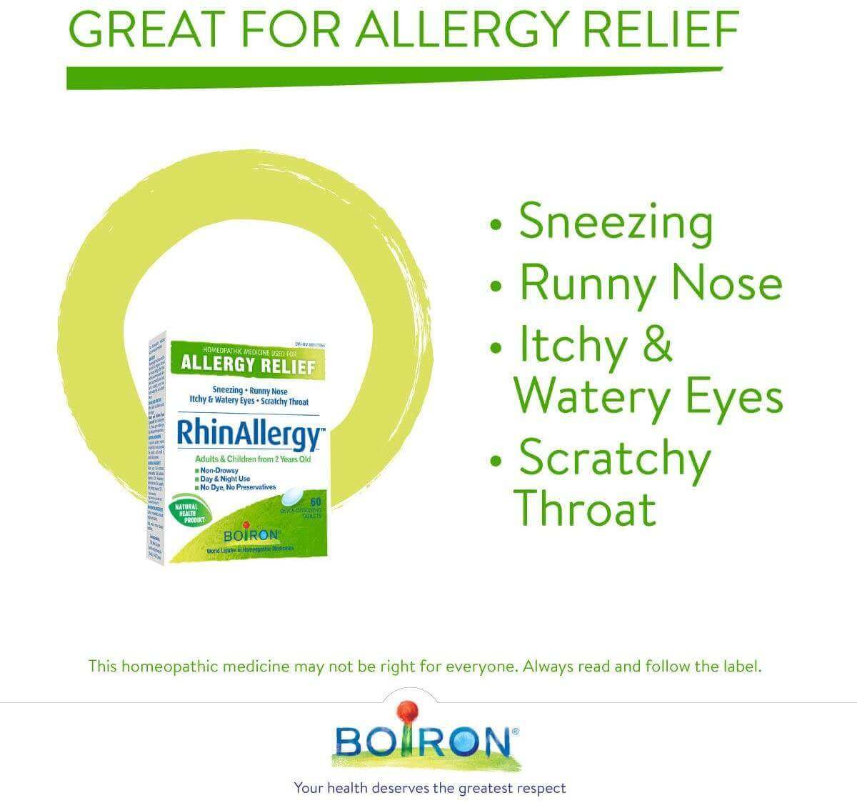 Boiron RhinAllergy 60 Dissolving Tablets - Nutrition Plus