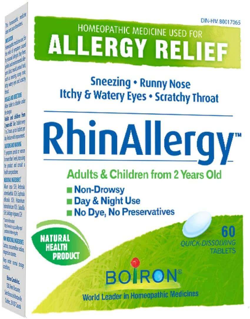 Boiron RhinAllergy 60 Dissolving Tablets - Nutrition Plus