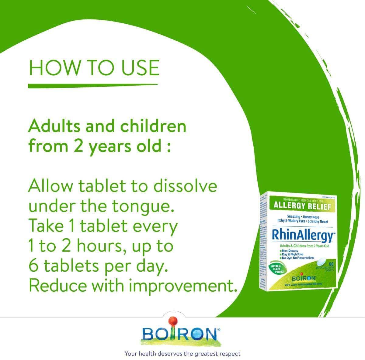 Boiron RhinAllergy 60 Dissolving Tablets - Nutrition Plus