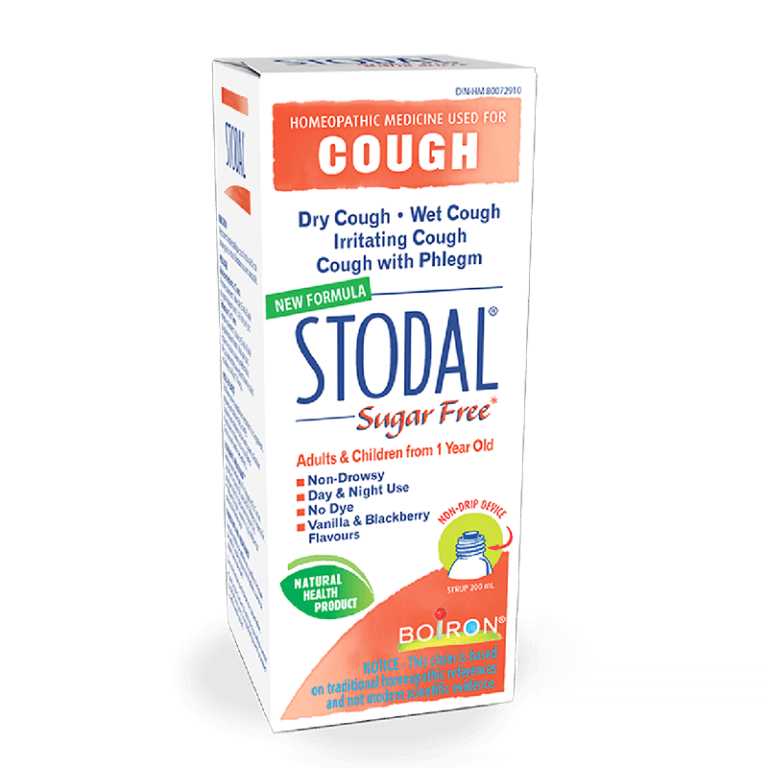 Boiron Stodal Sugar Free Cough Syrup 200mL Sugar Free - Nutrition Plus