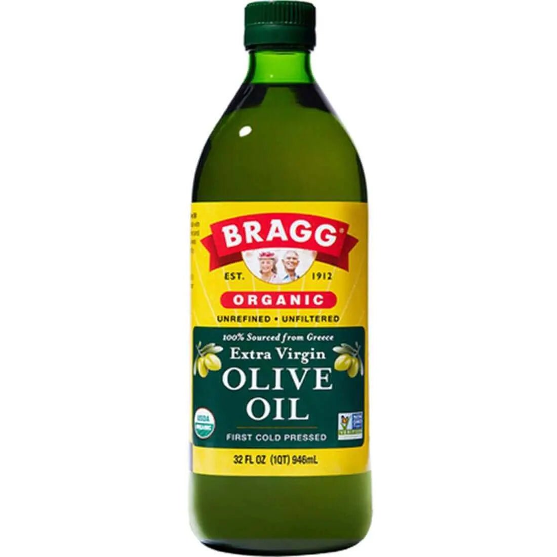 Bragg Organic Extra Virgin Olive Oil 946mL - Nutrition Plus