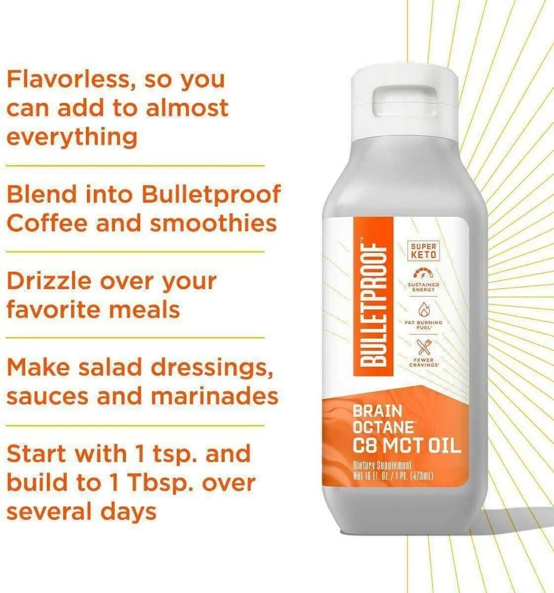 Bulletproof Brain Octane Oil | Nutrition Plus