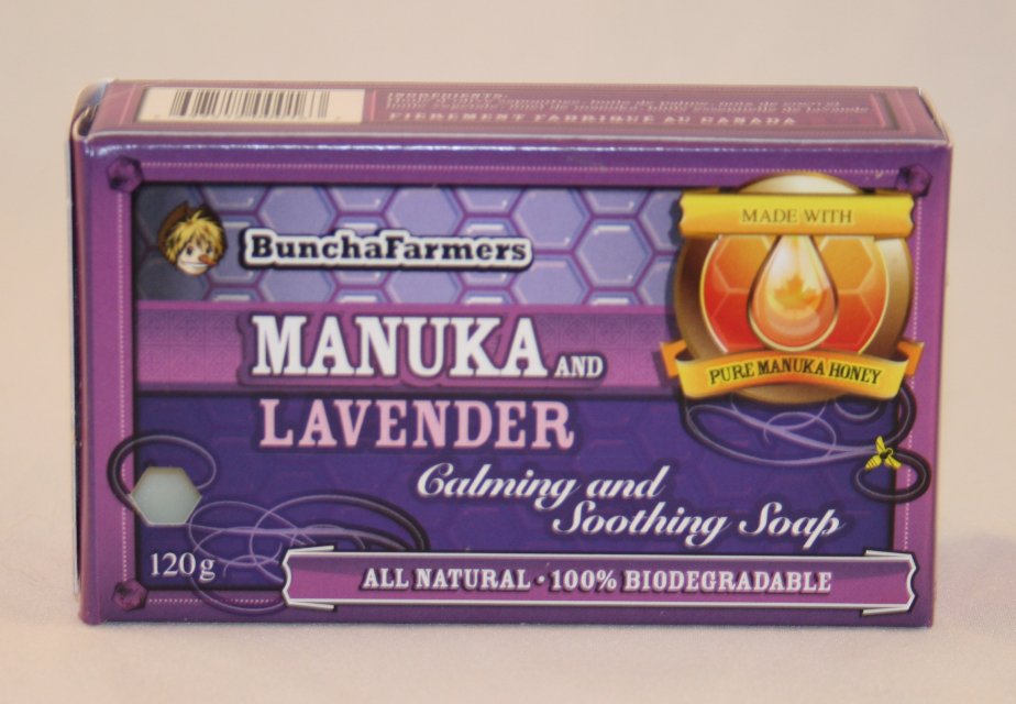 Buncha Farmers All Natural Manuka and Lavender Soap Bar 120g - Nutrition Plus