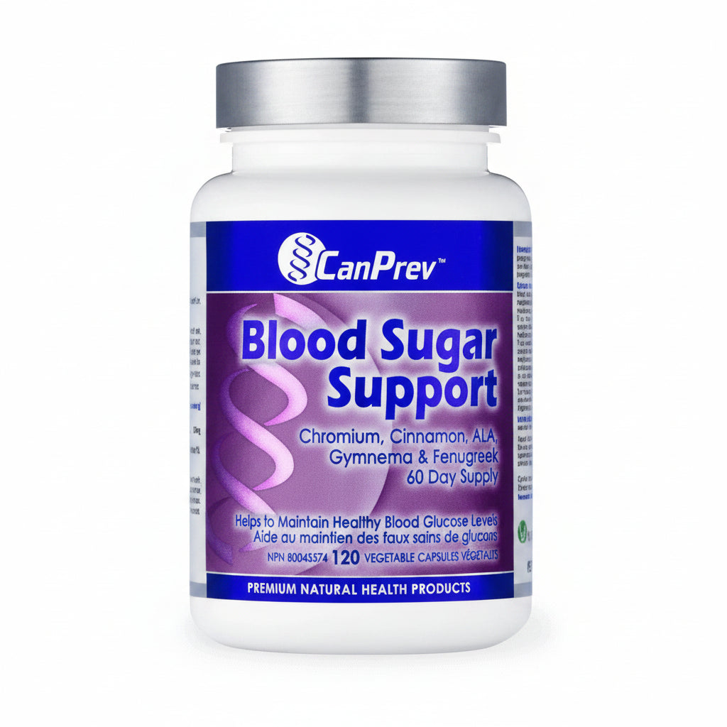 CanPrev Blood Sugar Support 120 Veg Capsules - Nutrition Plus