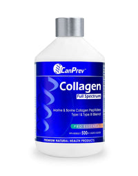 Thumbnail for CanPrev Collagen Full Spectrum Liquid 500mL - Nutrition Plus