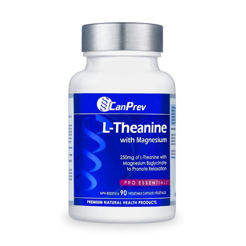  CanPrev L-Theanine with Magnesium 90 Veg CapsulesNutrition Plus