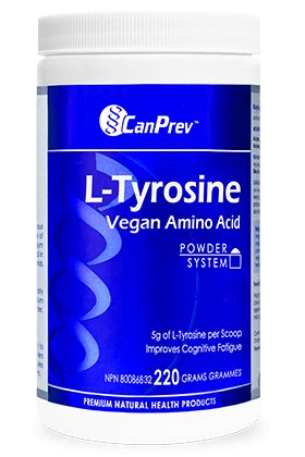 CanPrev L-Tyrosine Powder 220 Grams | Nutrition Plus