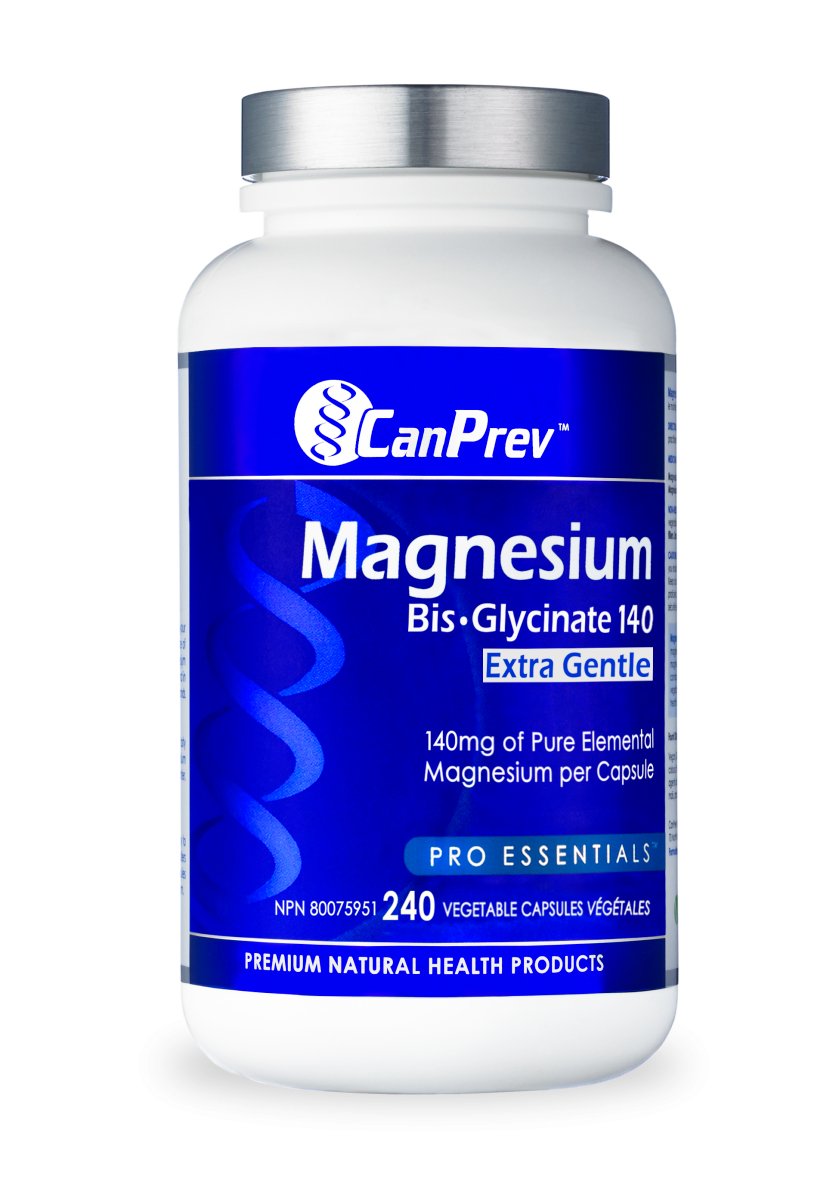  CanPrev Magnesium Bis-Glycinate 140 Extra Gentle 240 capsulesNutrition Plus
