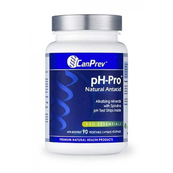 CanPrev pH-Pro Natural Antacid 90 Veg Capsules | Nutrition Plus