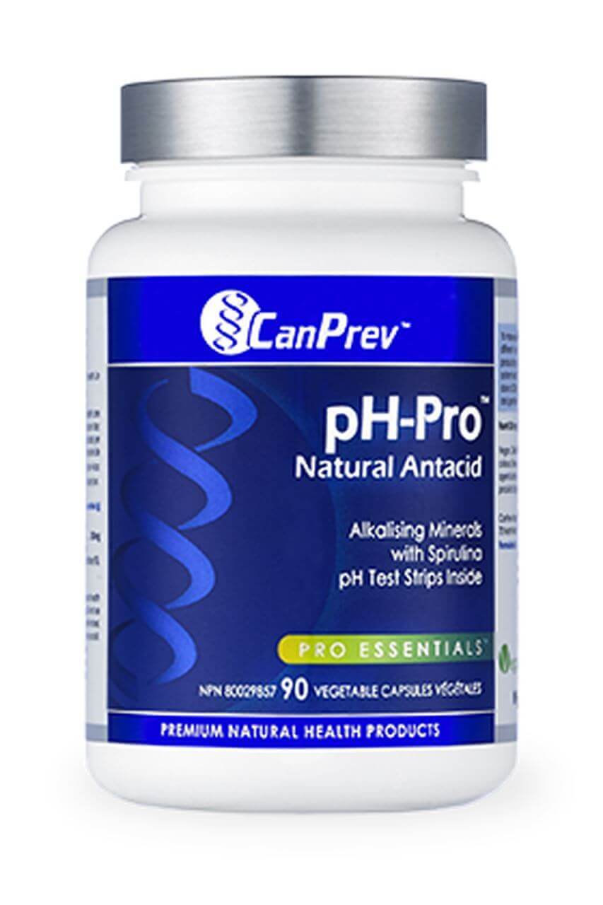 CanPrev pH-Pro Natural Antacid 90 Veg Capsules | Nutrition Plus