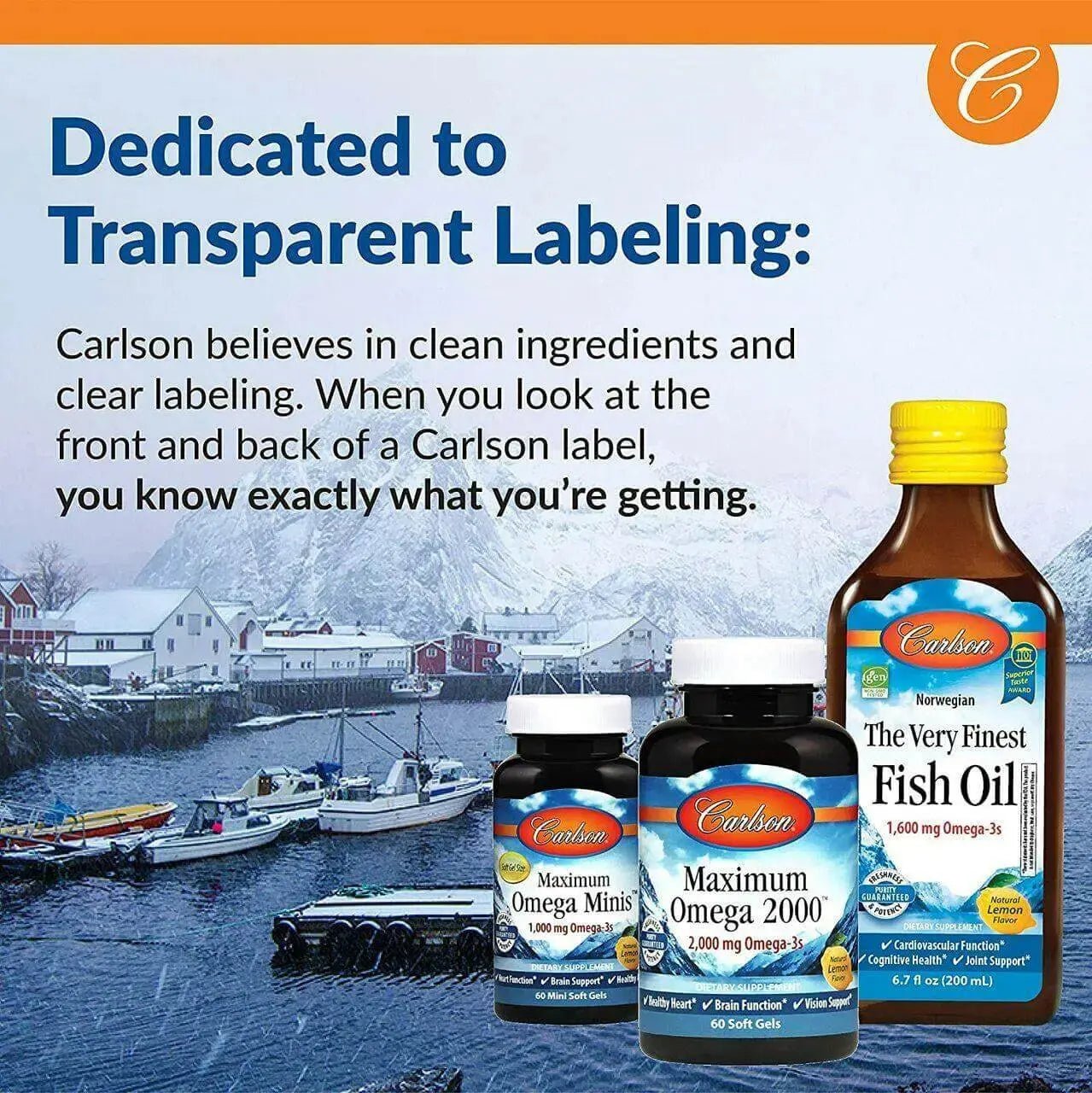 Carlson Norwegian Cod Liver Oil - Nutrition Plus