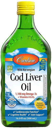 Thumbnail for Carlson Norwegian Cod Liver Oil | Nutrition Plus