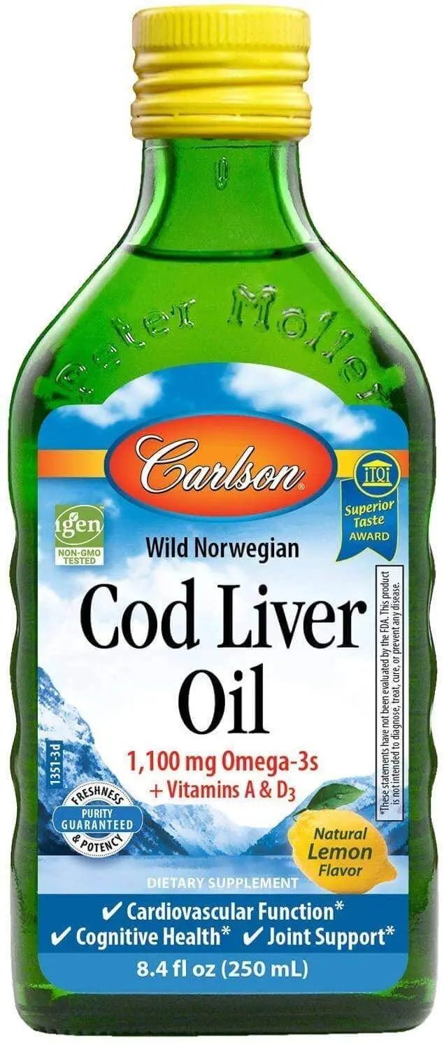 Carlson Norwegian Cod Liver Oil | Nutrition Plus