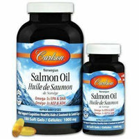 Thumbnail for Carlson Norwegian Salmon Oil Bonus Pack 230 Softgels | Nutrition Plus