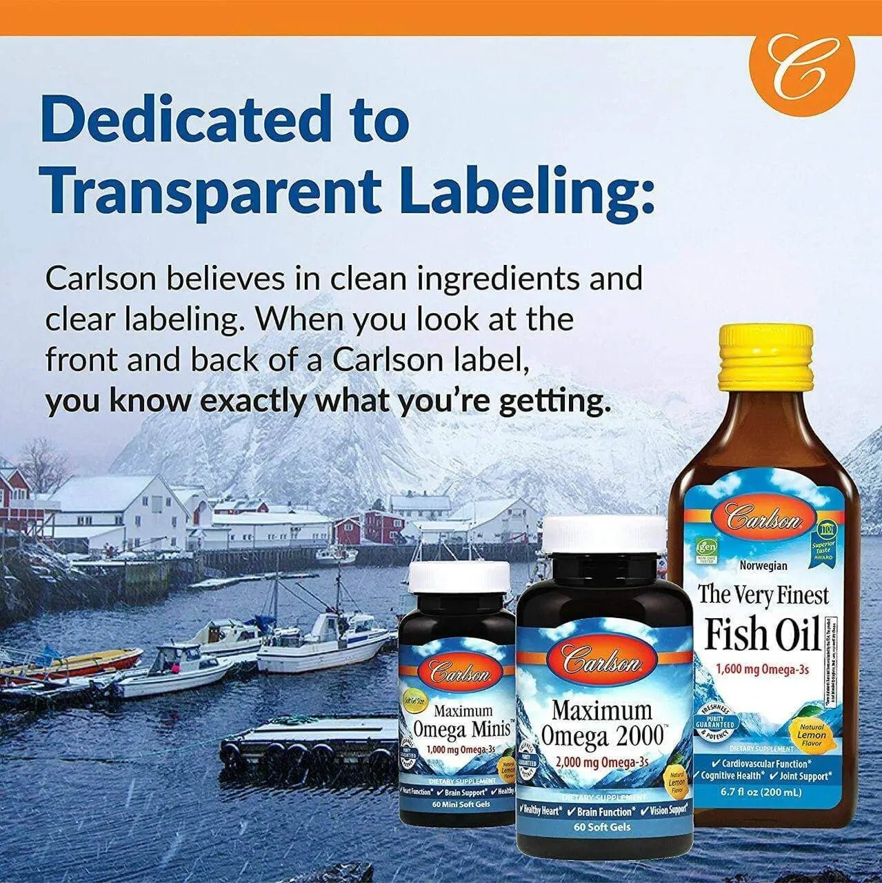 Carlson The Very Finest Fish Oil | Nutrition Plus
