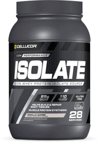 Thumbnail for Cellucor Cor-Performance Isolate Whey Protein Vanilla Wafer 28 Servings 2 lB | Nutrition Plus