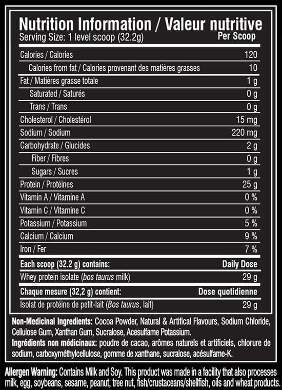 Cellucor Cor-Performance Isolate Whey Protein Vanilla Wafer 28 Servings 2 lB | Nutrition Plus