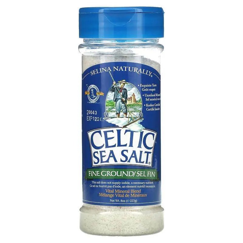Celtic Sea Salt Fine Ground Vital Mineral Blend 227 Grams | Nutrition Plus