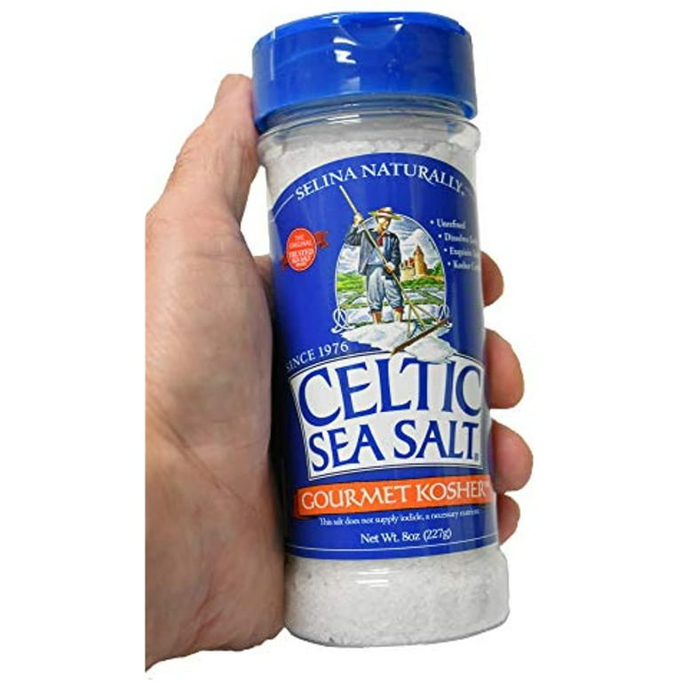 Celtic Sea Salt Gourmet Kosher Shaker 227 Grams | Nutrition Plus