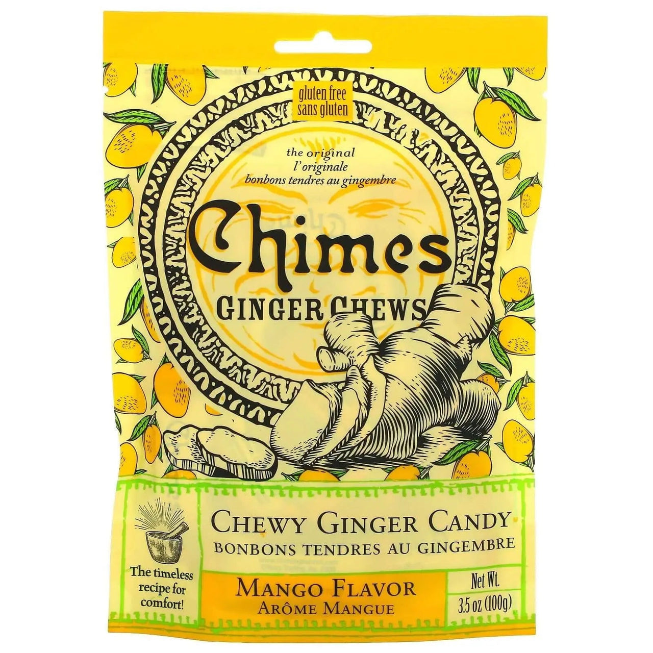 Chimes Mango Ginger Chews 100 Grams | Nutrition Plus