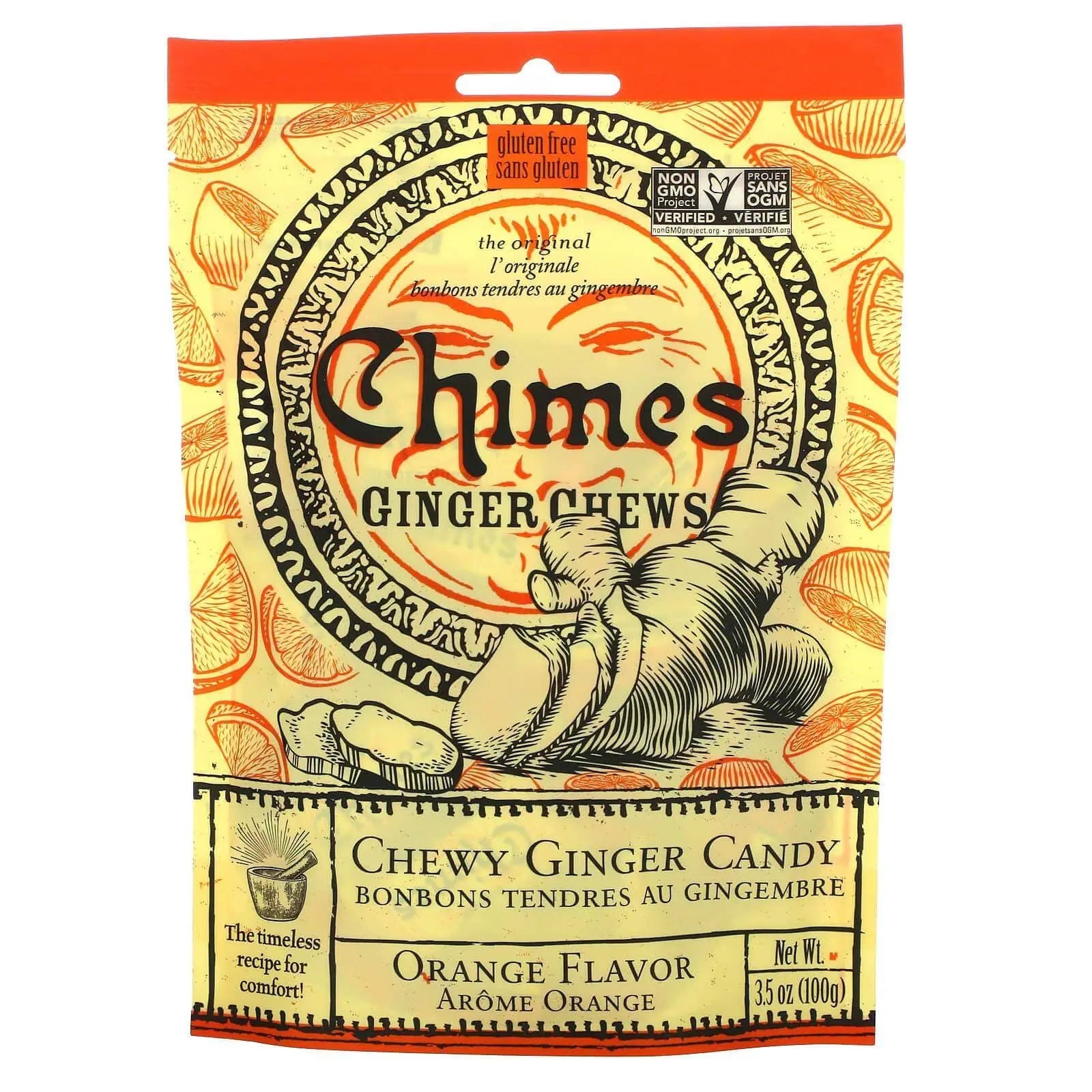 Chimes Orange Ginger Chews 100 Grams | Nutrition Plus