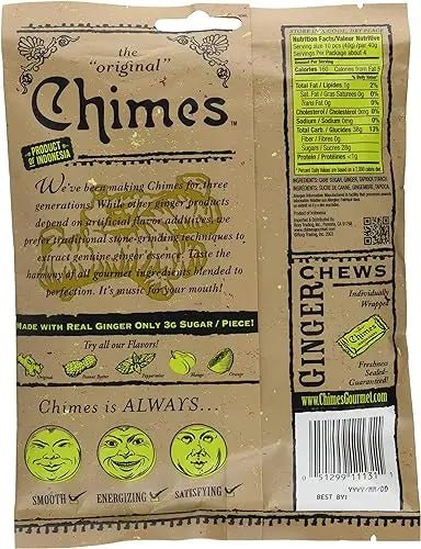  Chimes  Original Ginger Chews 141 GramsNutrition Plus