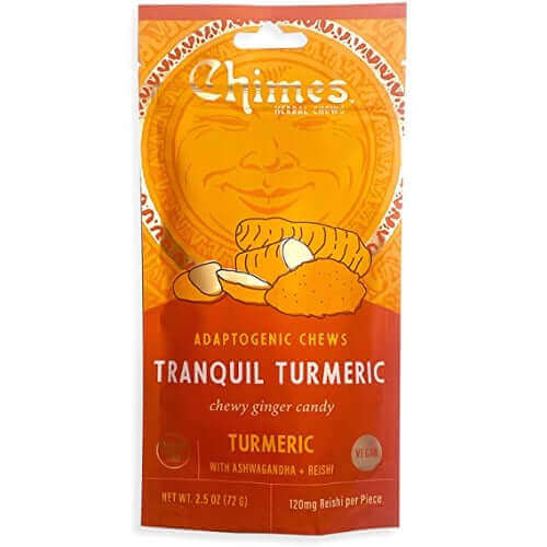 Chimes Tranquil Turmeric Ginger Candy 72 Grams | Nutrition Plus