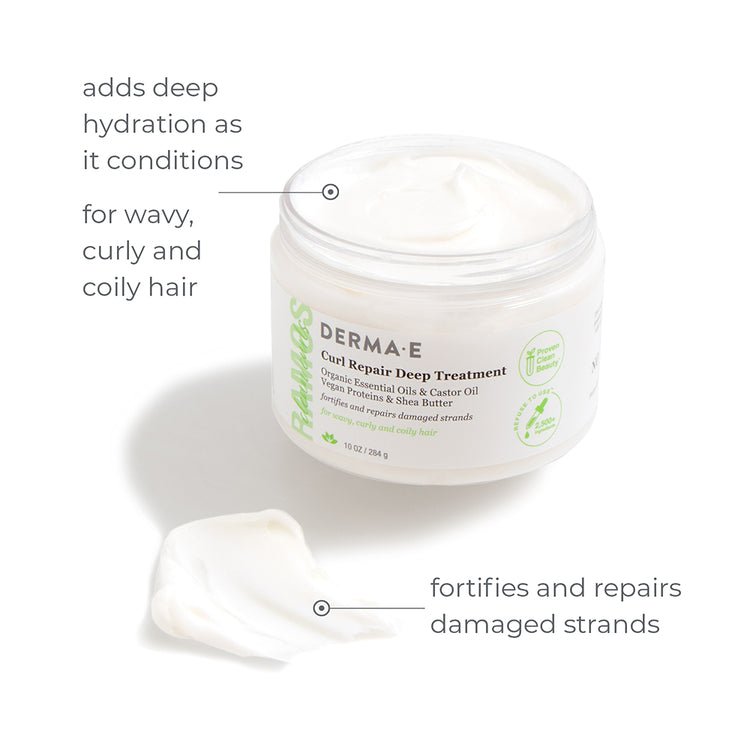 Derma E Curl Repair Deep Treatment 284 Grams - Nutrition Plus