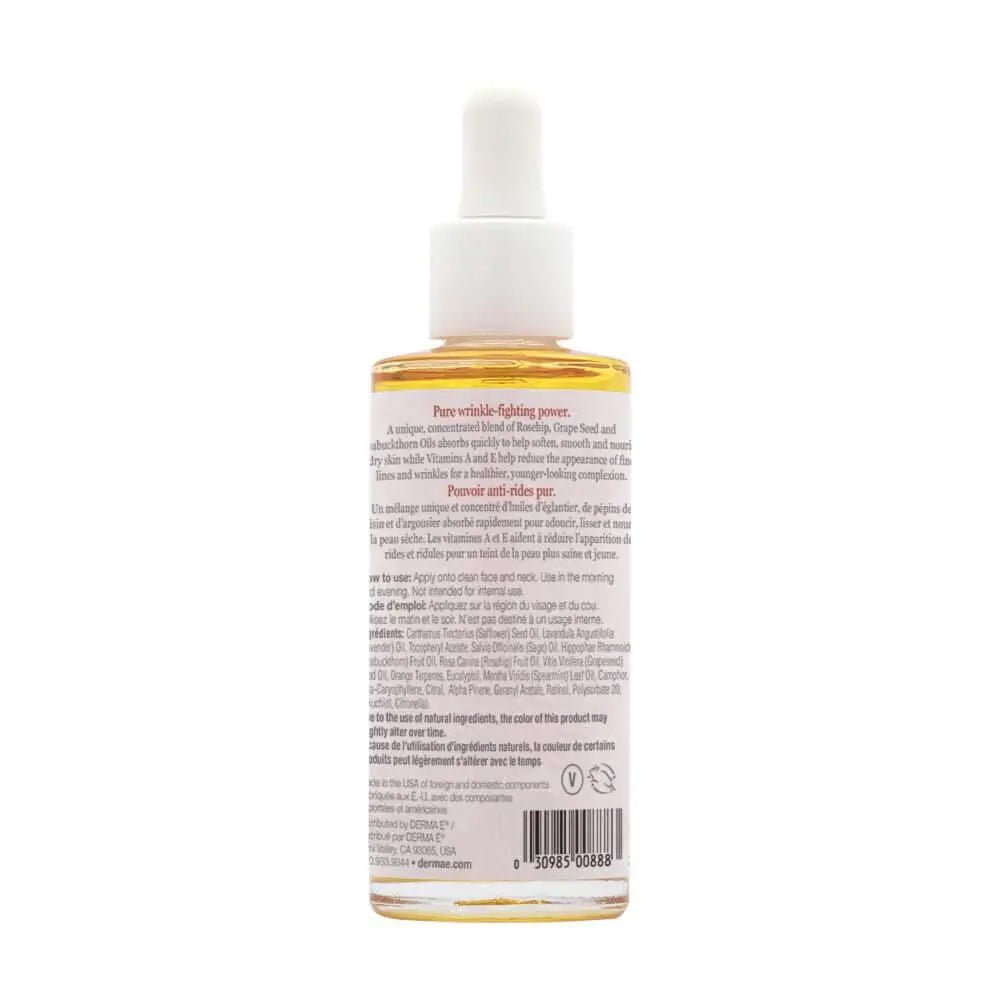 Derma E Vitamin A Illuminating Treatment Oil 60mL - Nutrition Plus