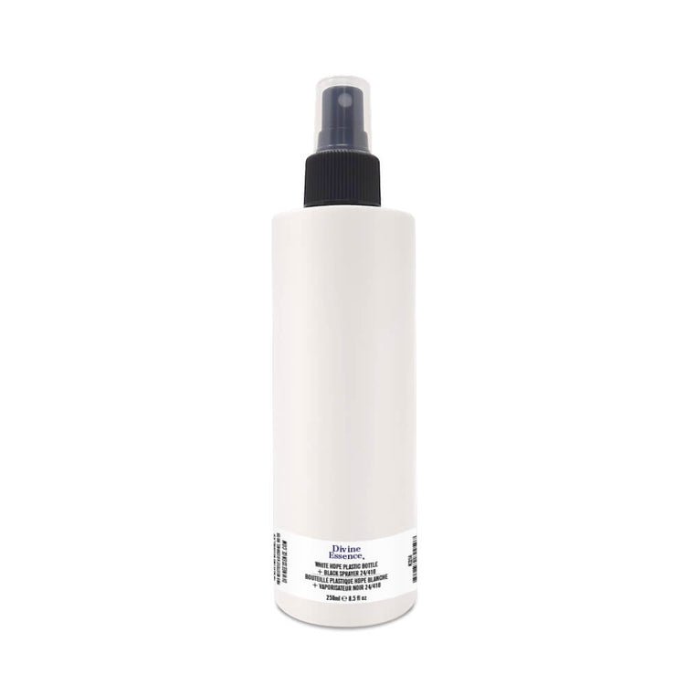 Divine Essence White Plastic Spray Bottle - Nutrition Plus