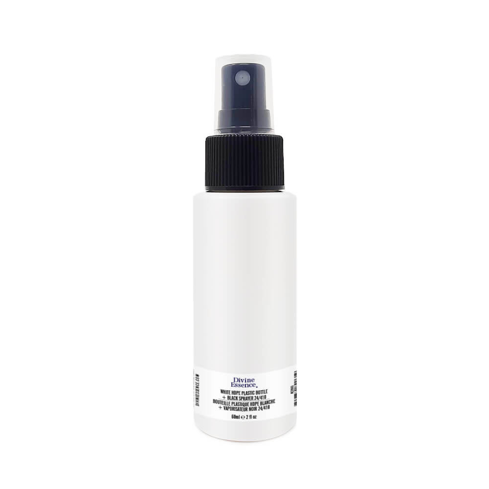 Divine Essence White Plastic Spray Bottle - Nutrition Plus
