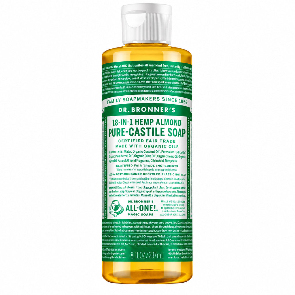 Dr. Bronner's 18-IN-1 Almond Pure-Castile Liquid - Nutrition Plus