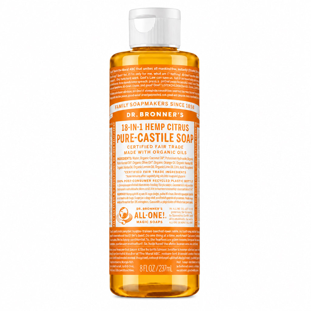 Dr. Bronner's 18-IN-1 Citrus Pure-Castile Liquid Soap - Nutrition Plus