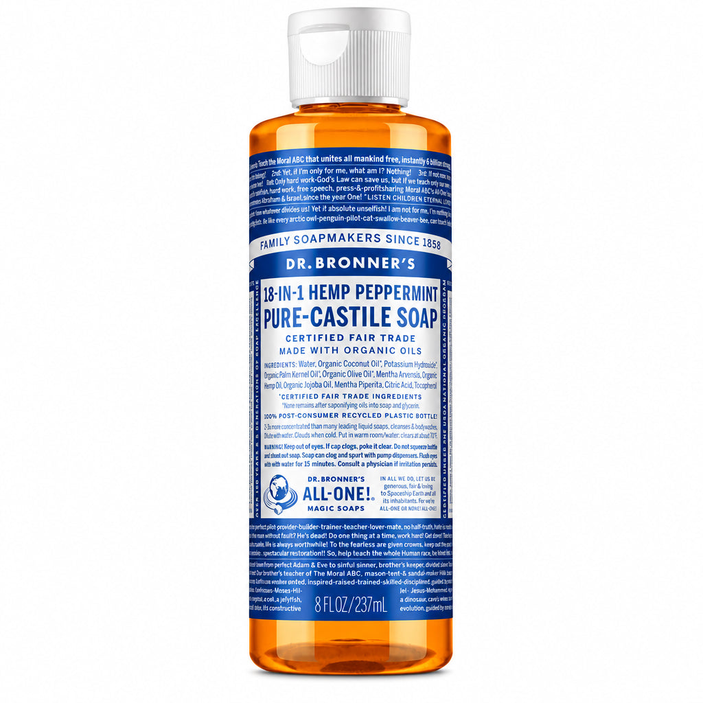 Dr. Bronner's 18-IN-1 Peppermint- Pure-Castille Soap - Nutrition Plus