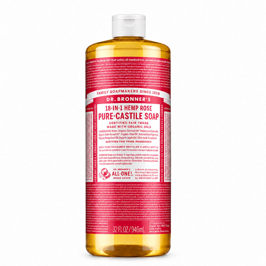 Dr. Bronner's 18-IN-1 Rose Pure-Castille Soap - Nutrition Plus