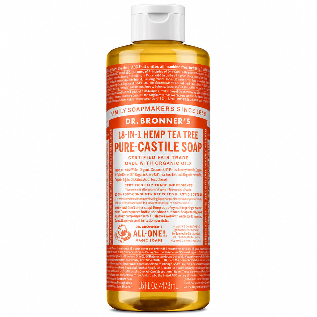 Dr. Bronner's 18-IN-1 TeaTree Pure-Castille Soap - Nutrition Plus