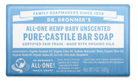 Thumbnail for Dr. Bronner's Pure-Castile Bar Soap Baby Unscented 140g - Nutrition Plus