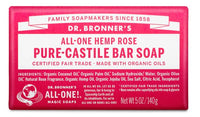 Thumbnail for Dr. Bronner's Pure-Castile Bar Soap Rose 140g - Nutrition Plus