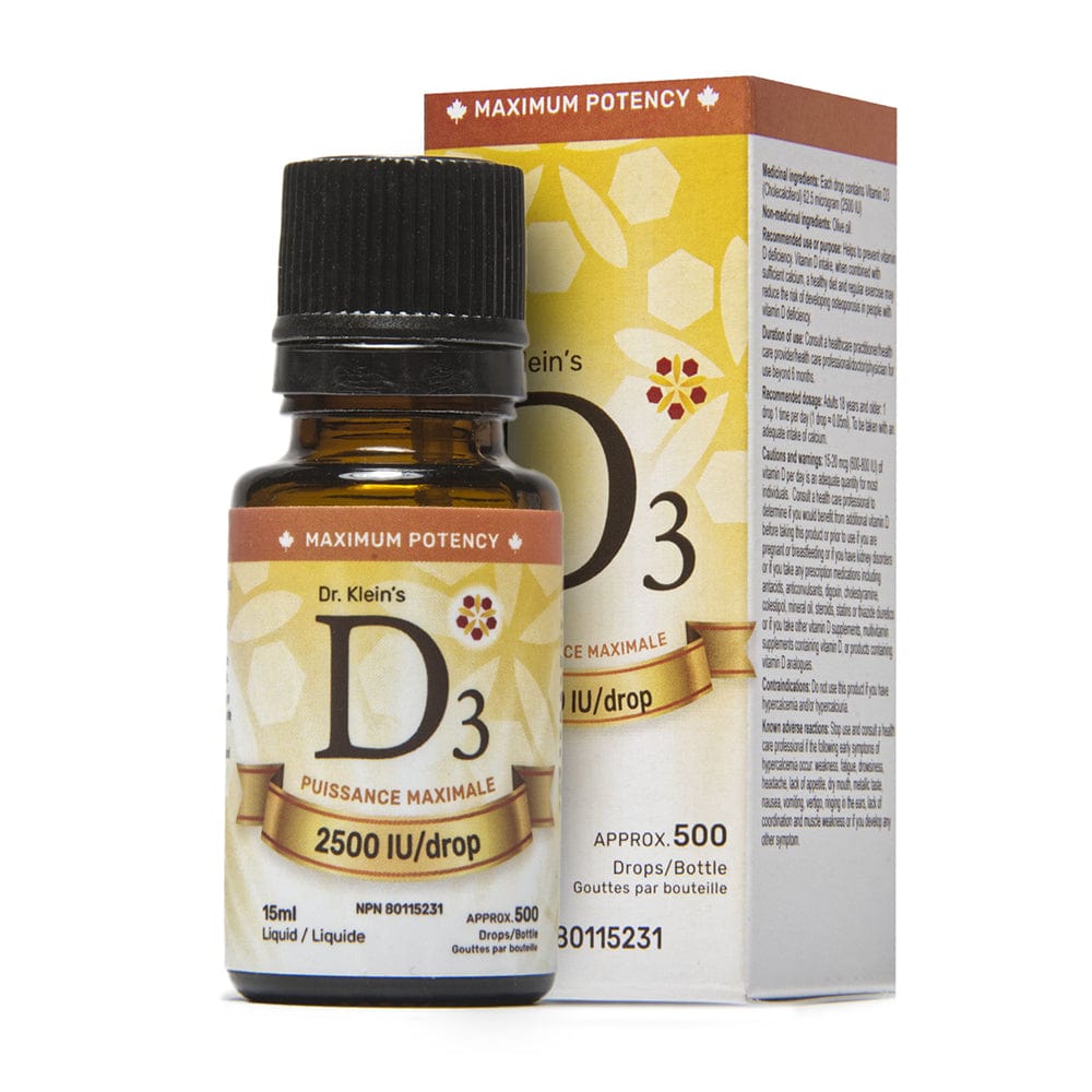 Dr. Klein's Vitamin D3 2500 IU/Drop - Nutrition Plus